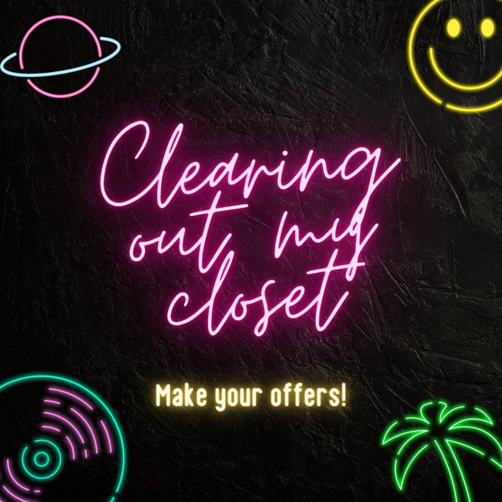 Moving out and need to clear out my closet! make your best offer!